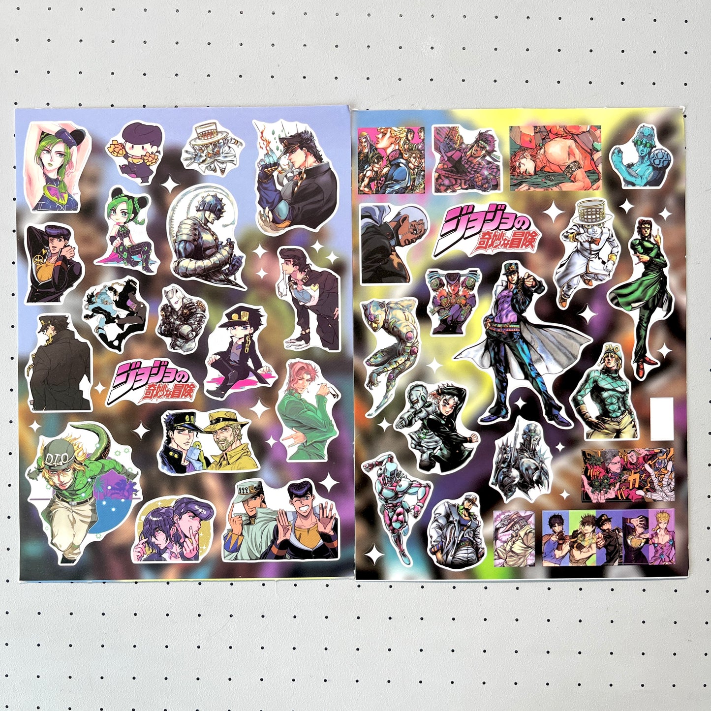8 Sheets JoJo's Bizarre Adventure Stickers A