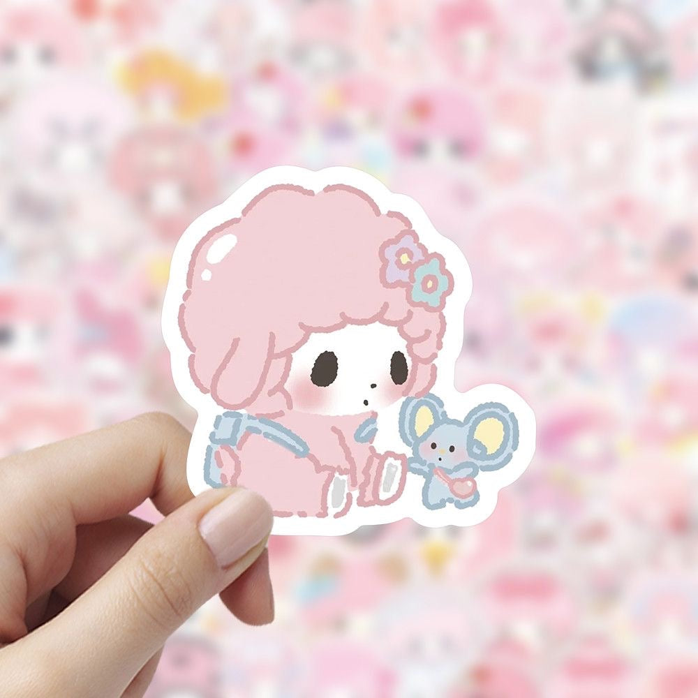 100Pcs Piano Cartoon Creative Stickers