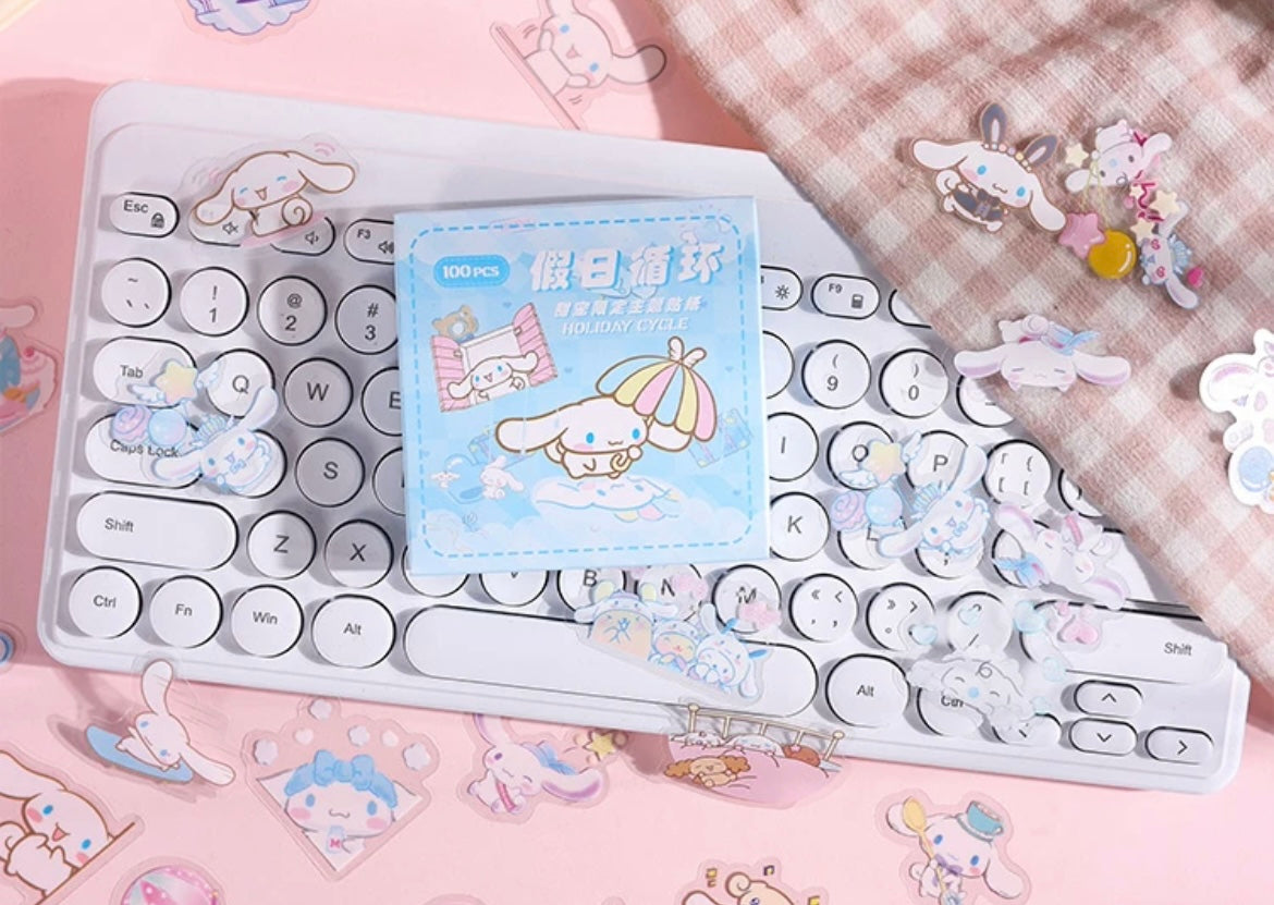 100pcs Sanrio Cartoon DIY Stickers