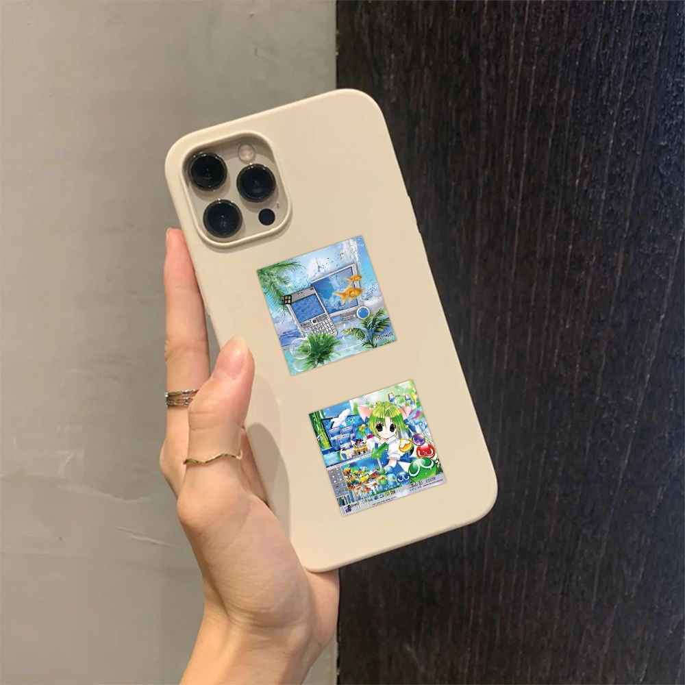 103Pcs Webcore Style Waterproof Stickers