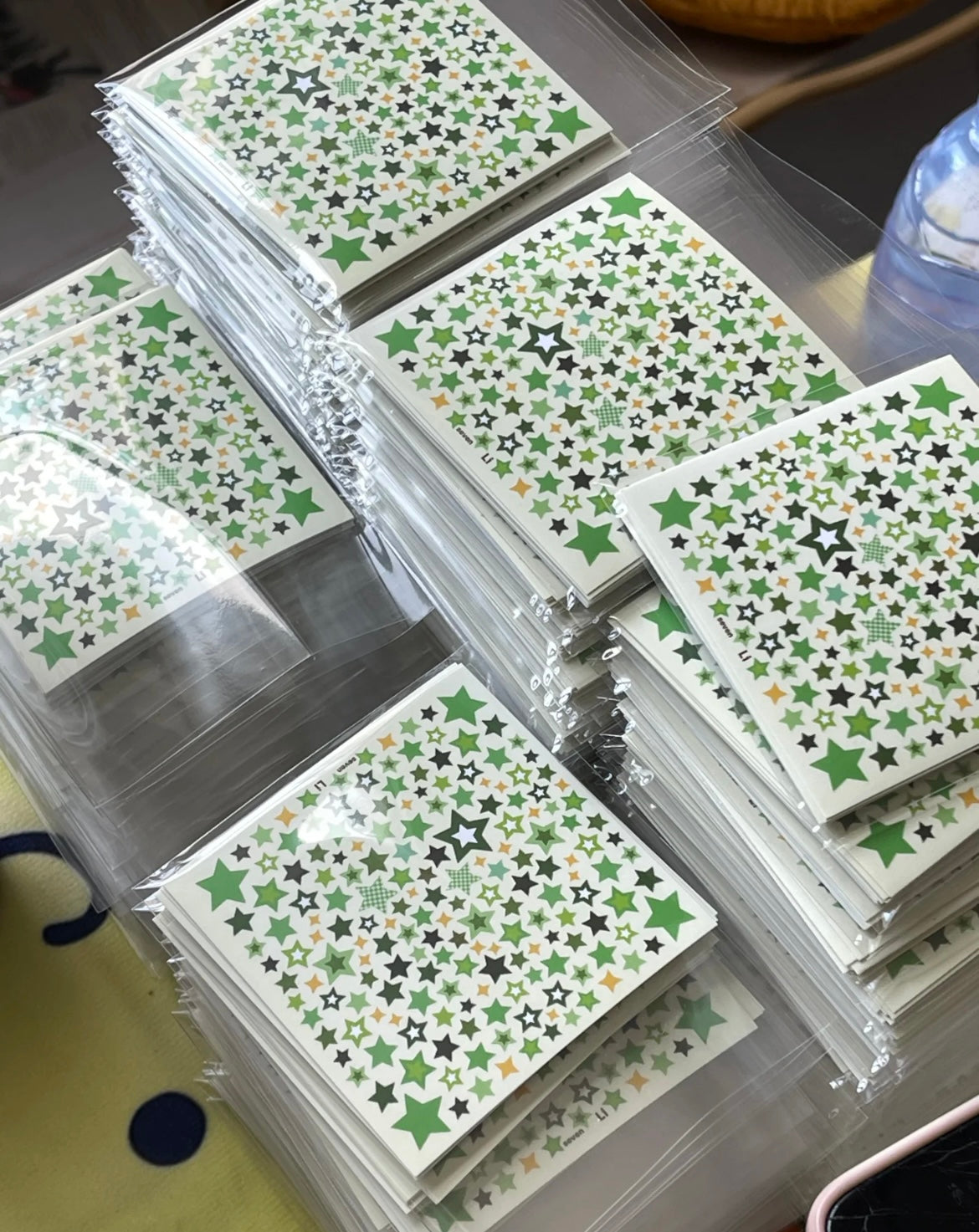 10 Sheets Mini Star Deco Stickers