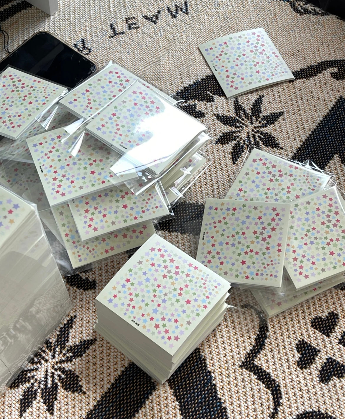10 Sheets Mini Star Deco Stickers