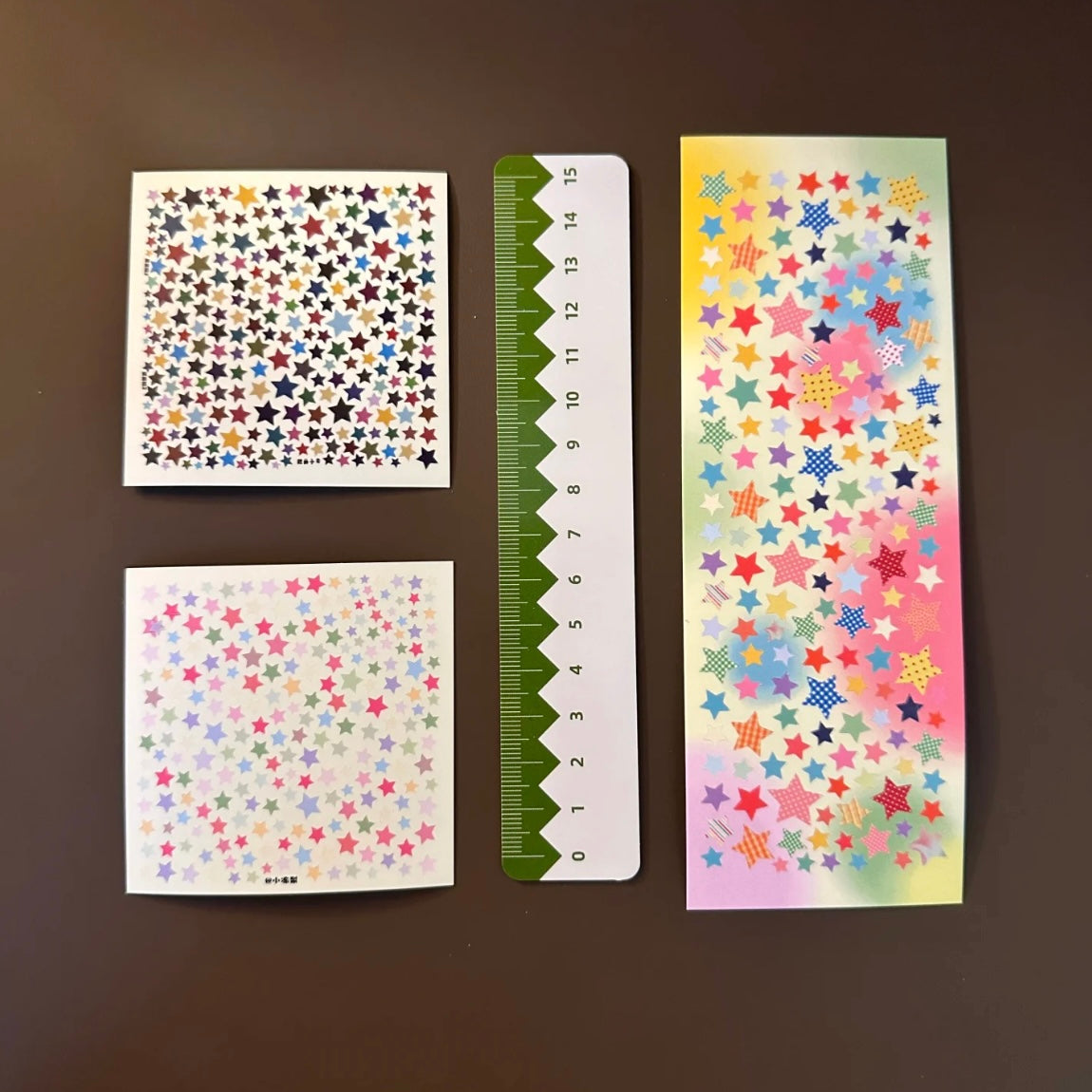 10 Sheets Mini Star Deco Stickers