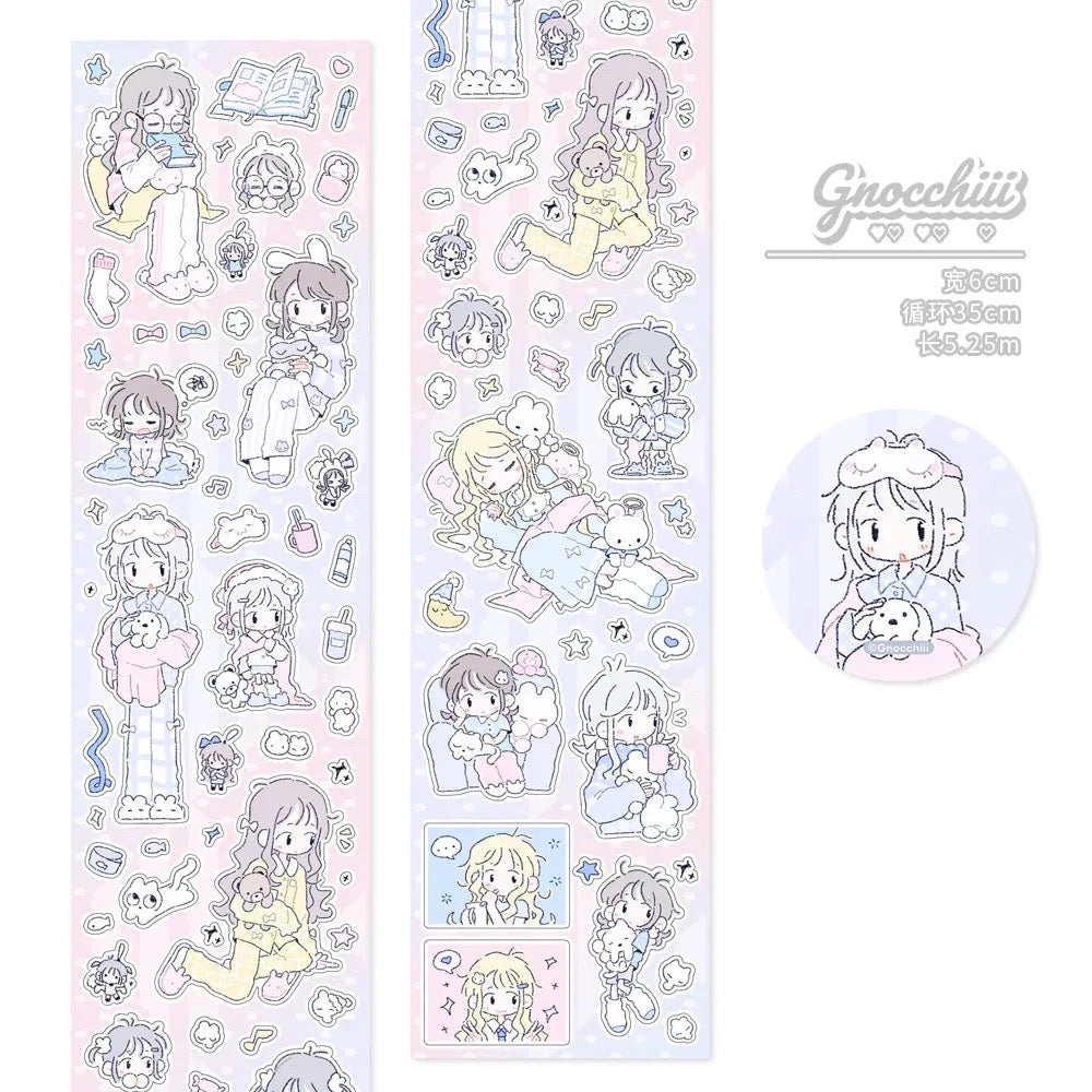 13.75inches First Love in Winter Sticker Roll