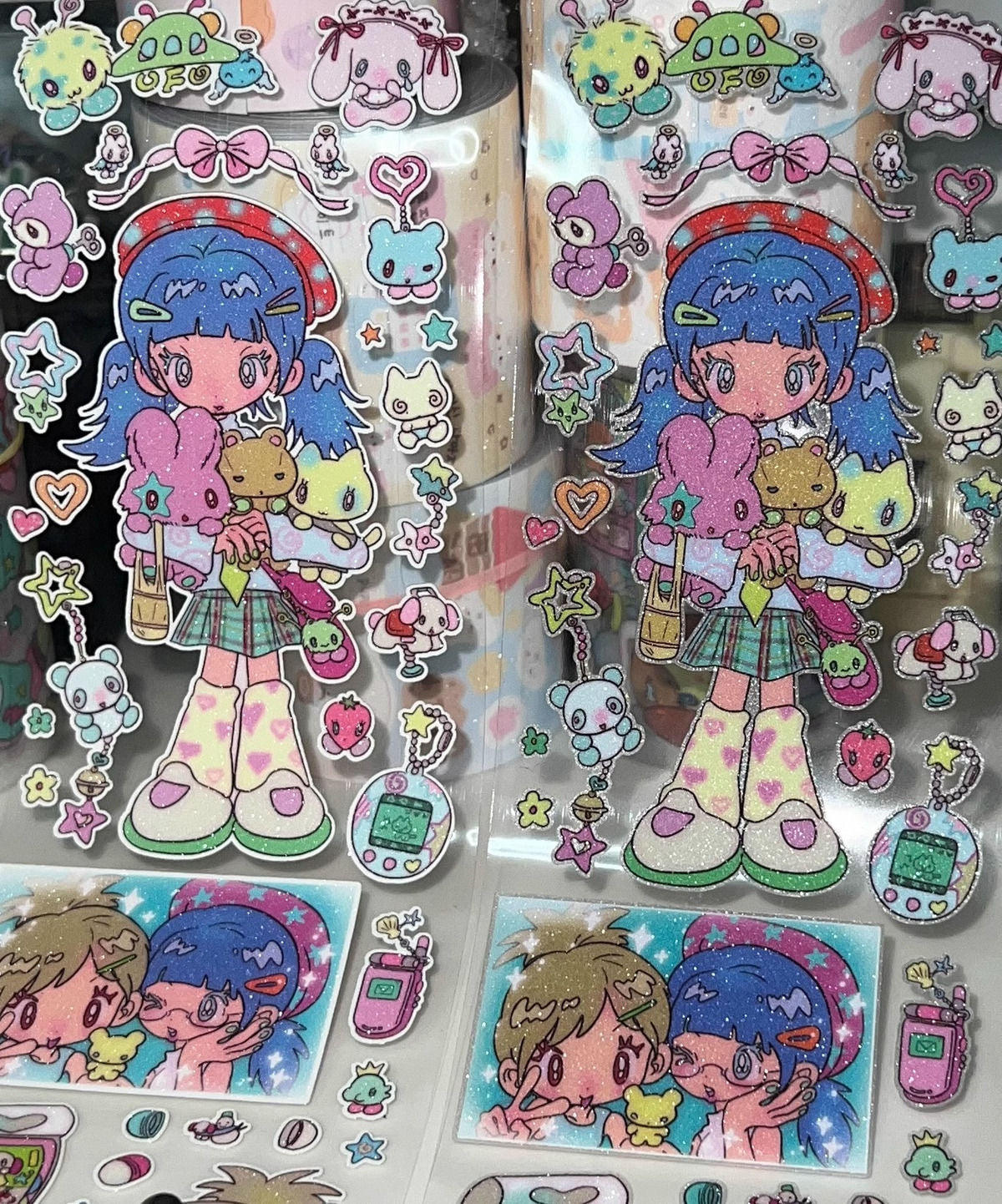 13.78in After School Cool Girl Sticker Roll