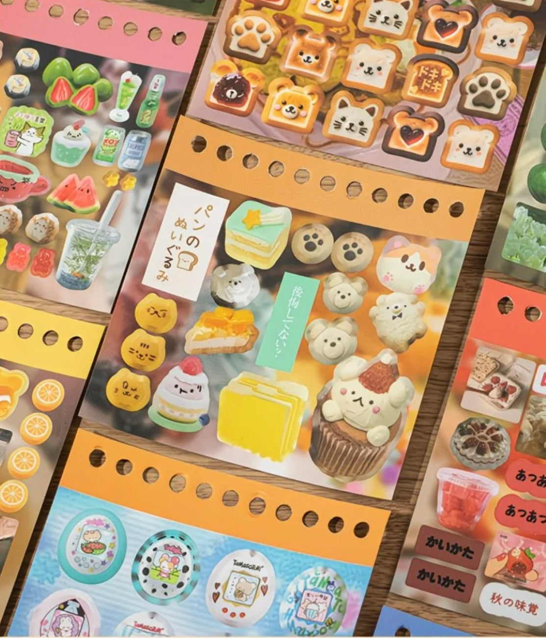 1300pcs Japanese Retro Cute Deco Sticker Book