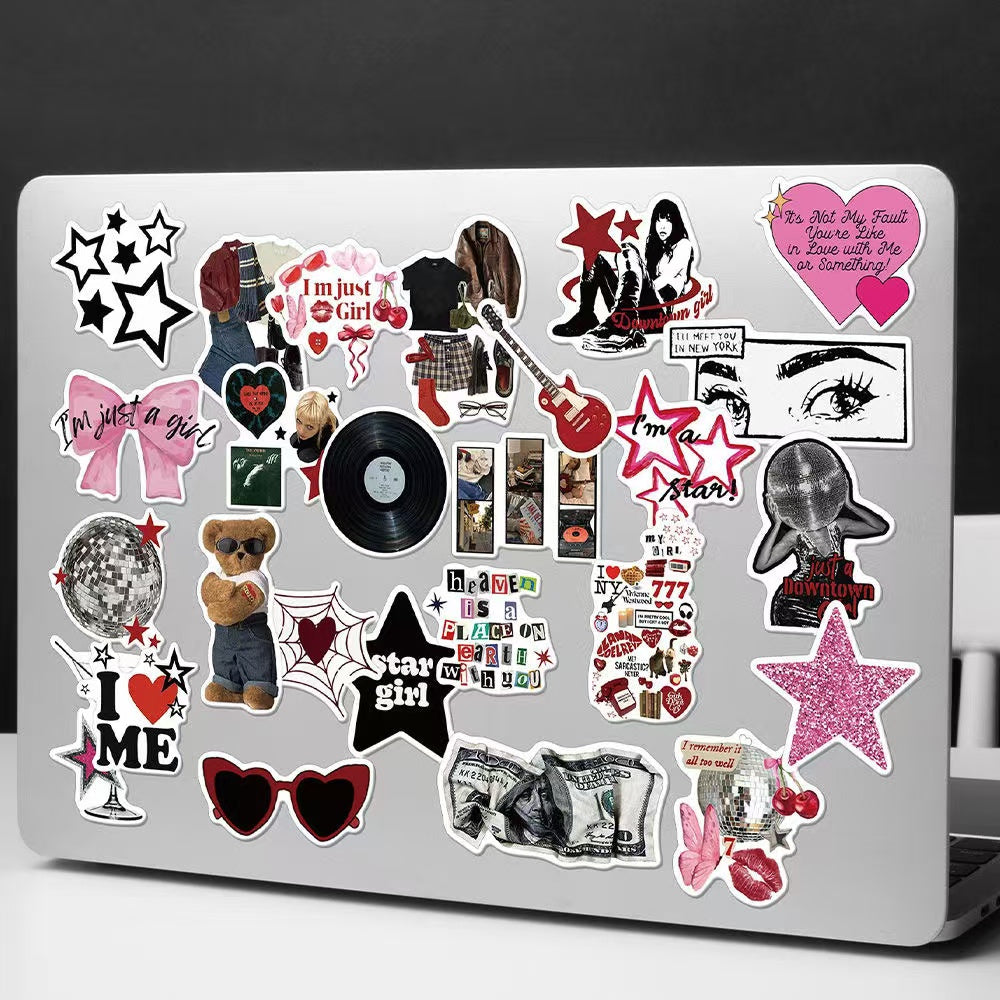 150Pcs Y2K Hot Girl Waterproof Stickers
