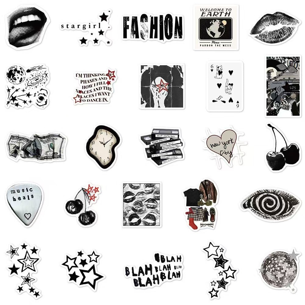 150Pcs Y2K Hot Girl Waterproof Stickers