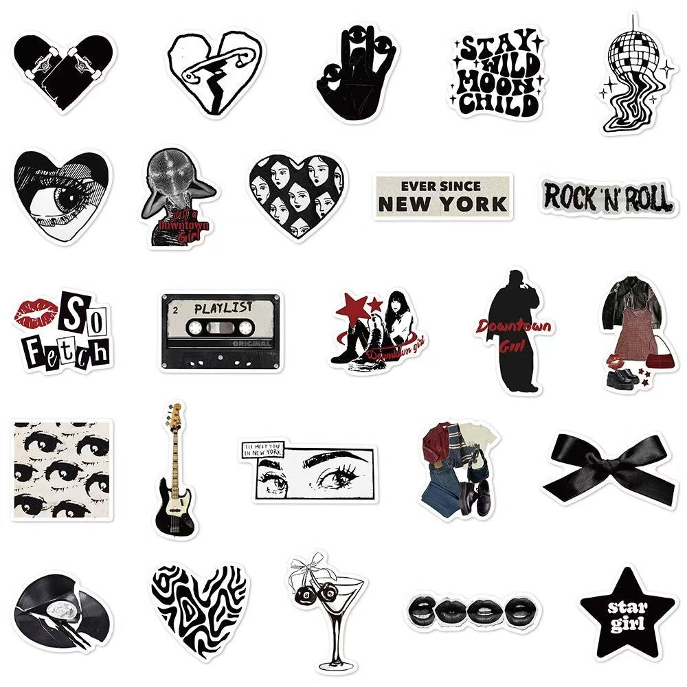 150Pcs Y2K Hot Girl Waterproof Stickers