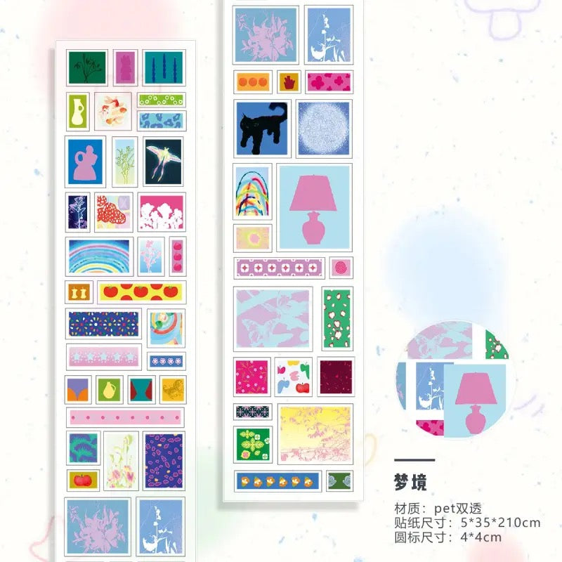 2.1m Inspiration Fragments Deco Sticker Roll
