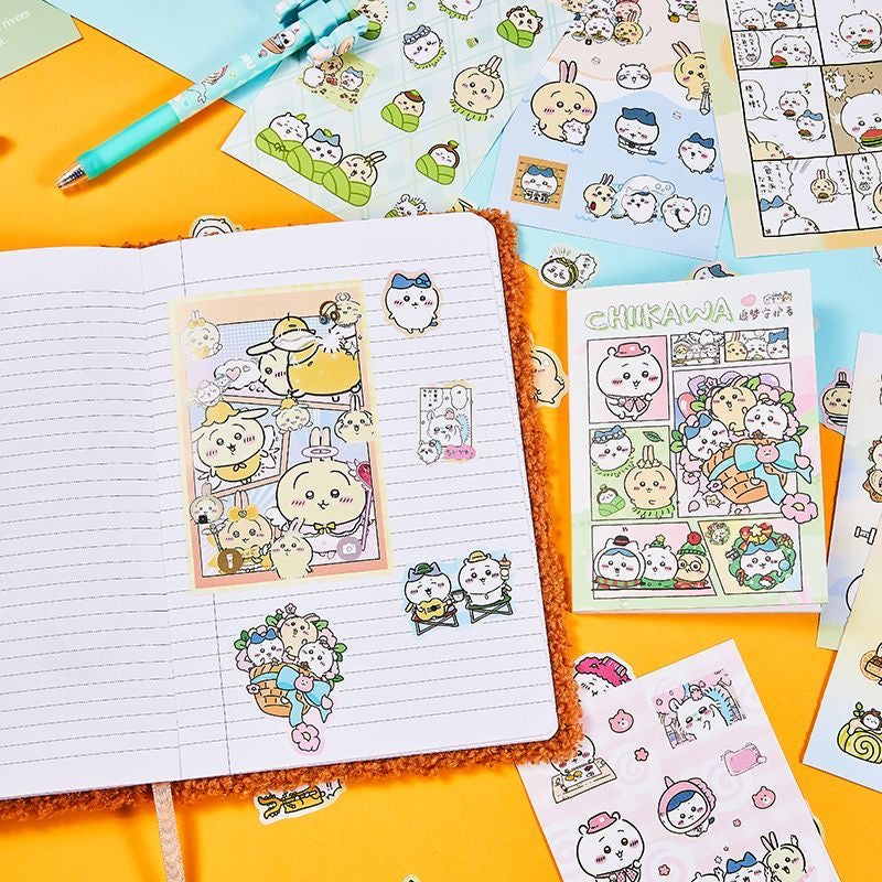 20Pages Chiikawa Sticker Book Set Of 4