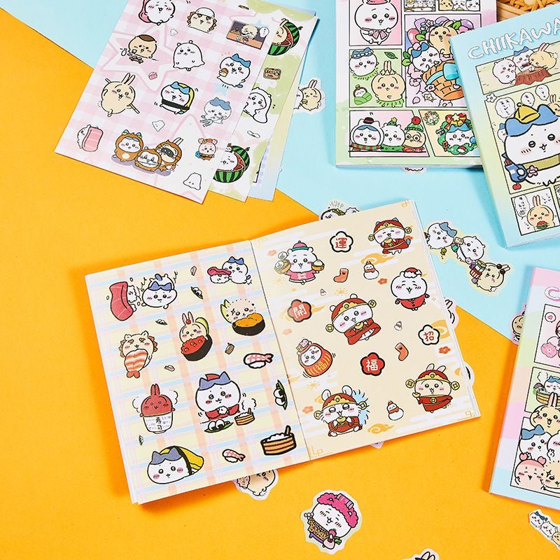 20Pages Chiikawa Sticker Book Set Of 4