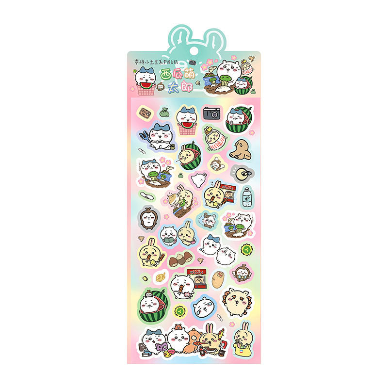 2Sheets Chiikawa Cartoon Stickers Set Of 6
