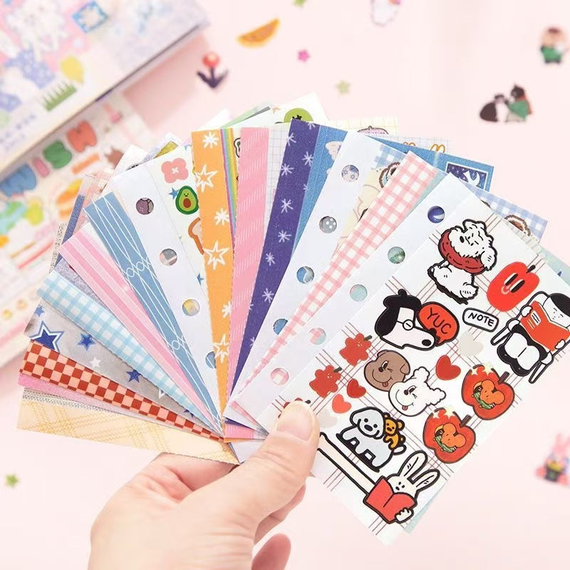 30Pages Cute Cartoon Sticker Book Label Stickers