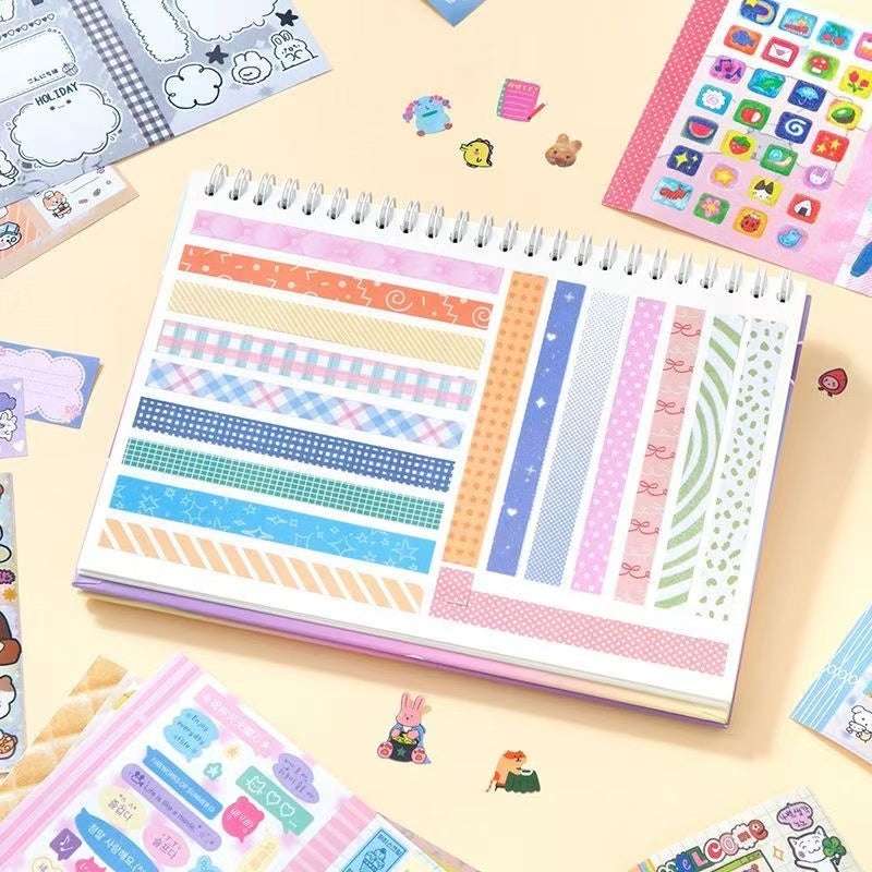 30Pages Cute Cartoon Sticker Book Label Stickers