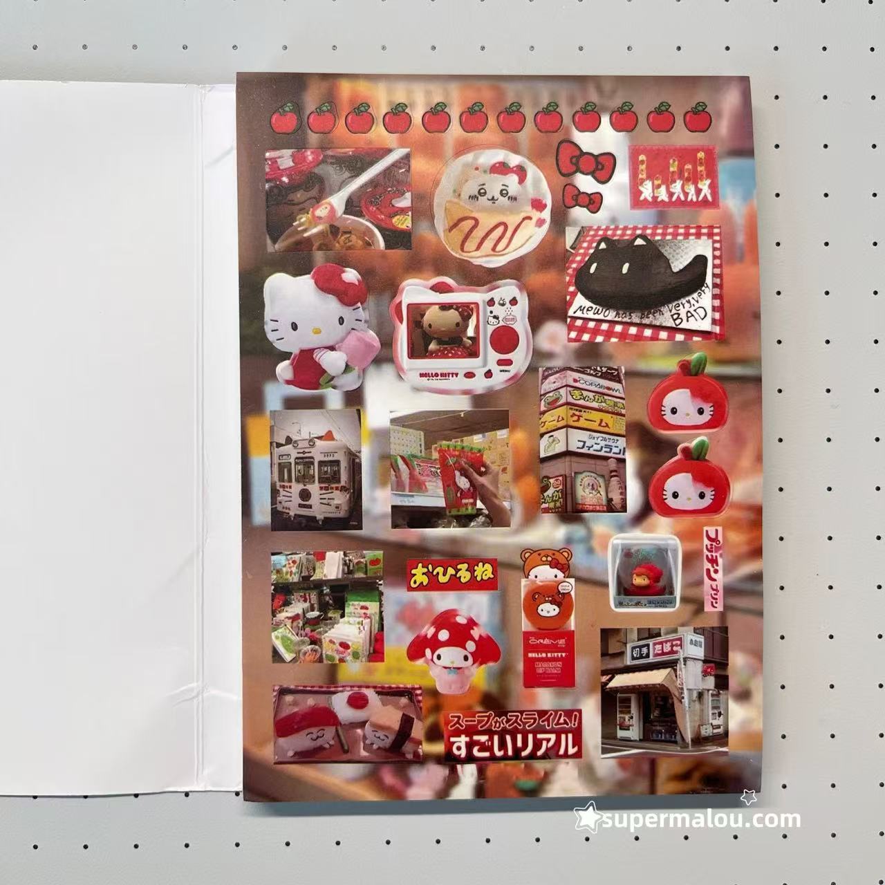 40Pages Kitty Food Landscape Retro Sticker Book