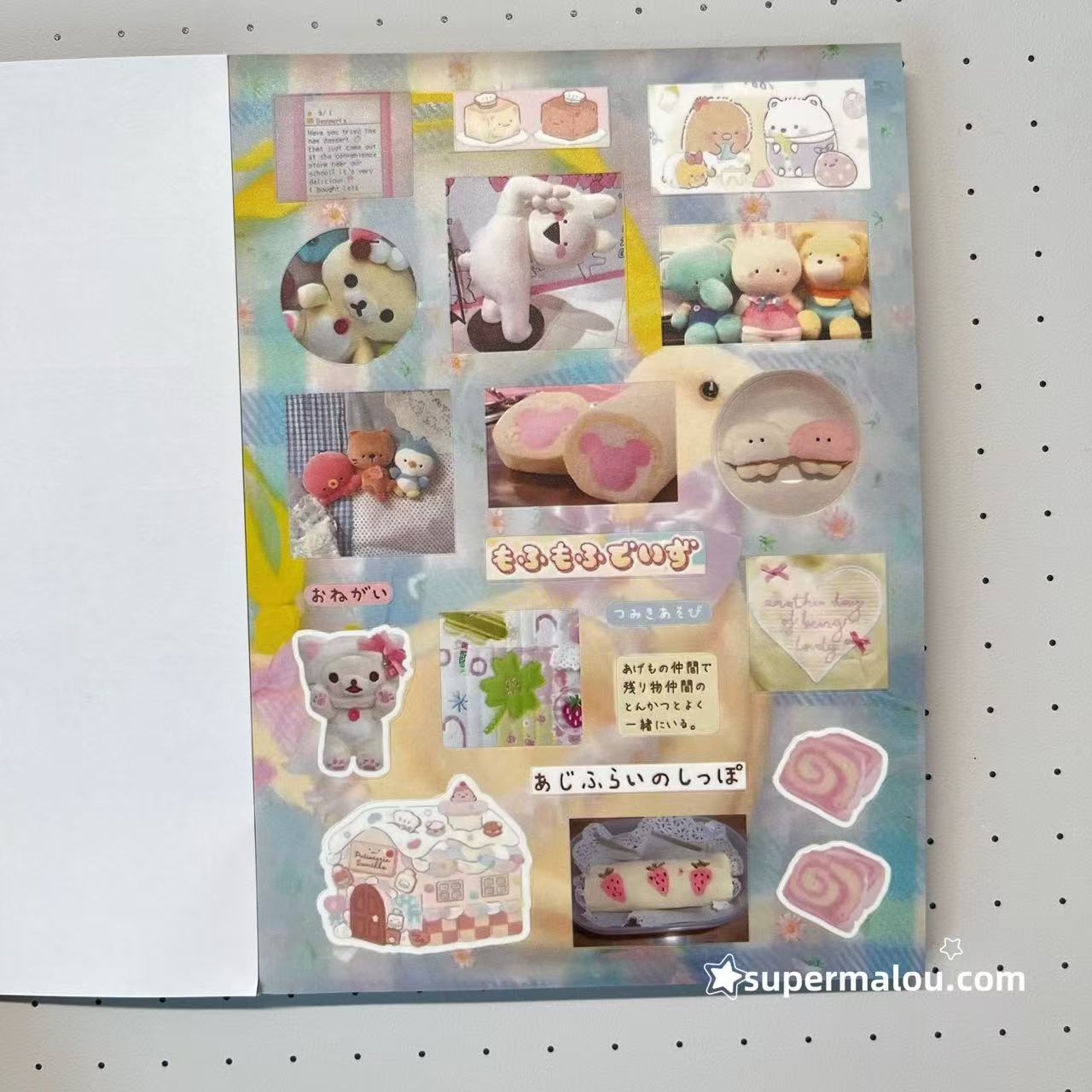 40Pages Kitty Food Landscape Retro Sticker Book