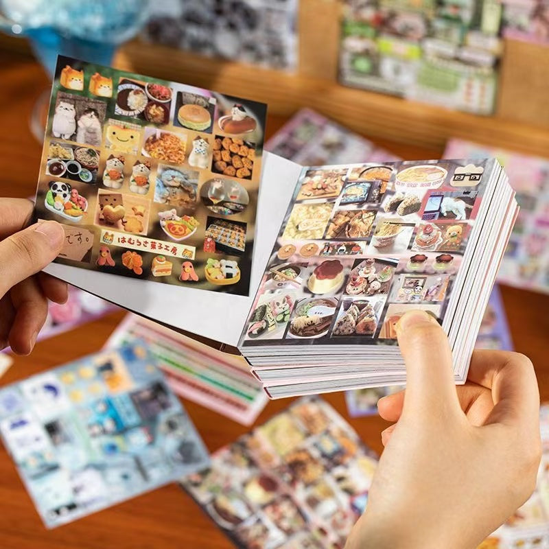 30 Pages Misty Rain Ancient Early Dreams Core Sticker Book