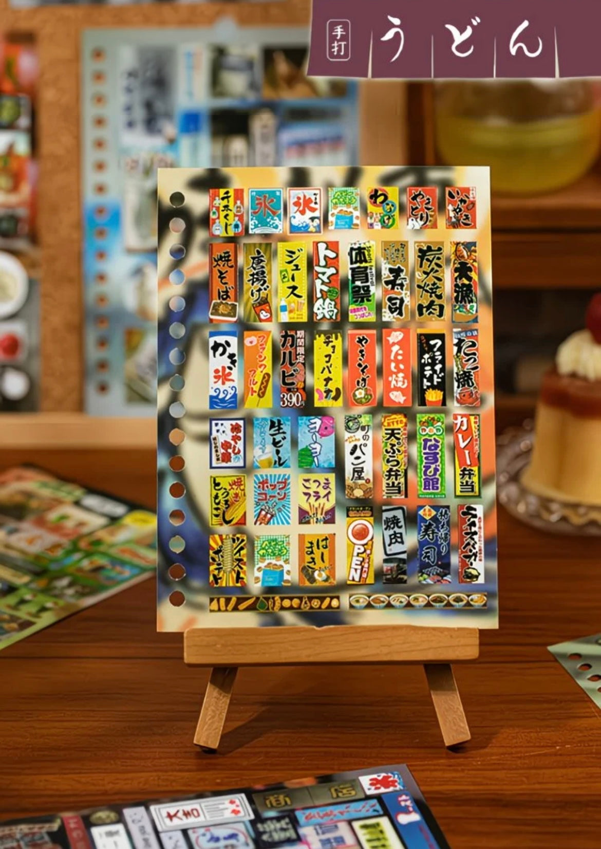 30Pages Time Story Japanese Sticker Book