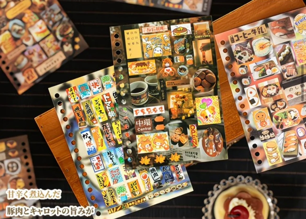 30Pages Time Story Japanese Sticker Book