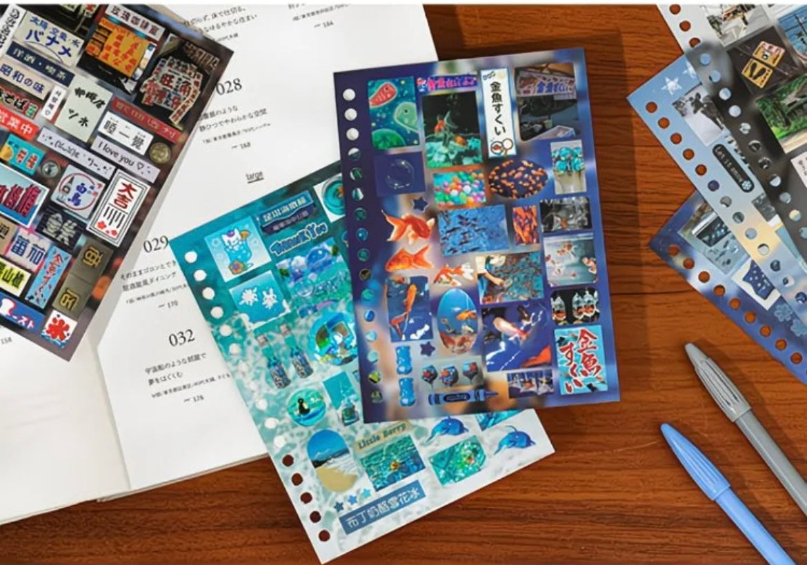 30Pages Time Story Japanese Sticker Book