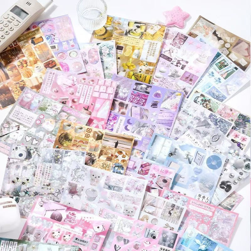 30 Sheets Japanese Dream Core Sticker Book