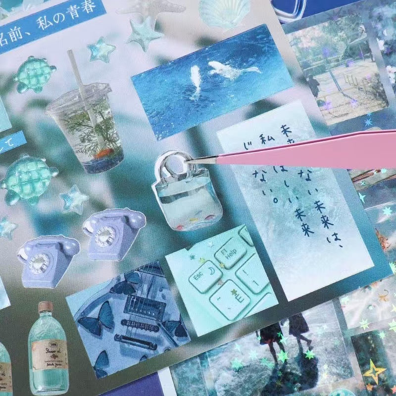 30 Sheets Japanese Dream Core Sticker Book