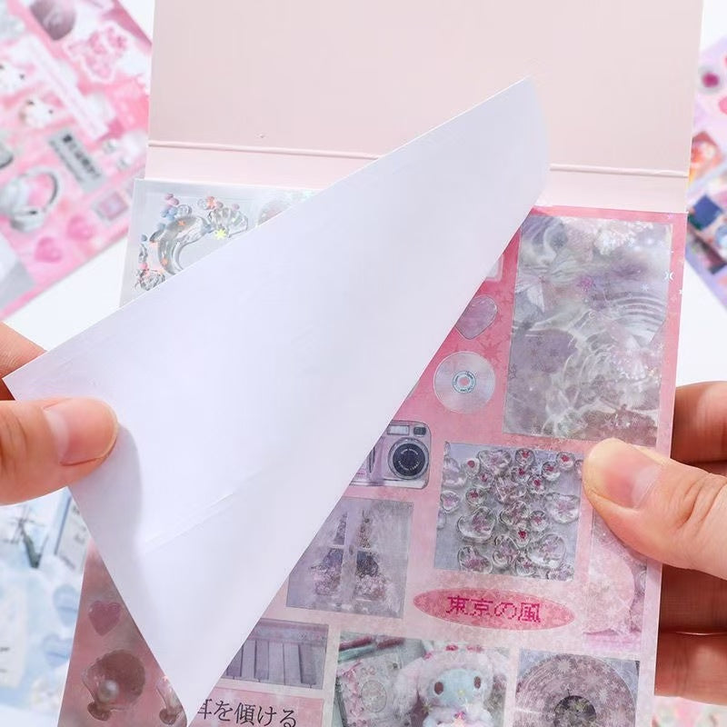 30 Sheets Japanese Dream Core Sticker Book