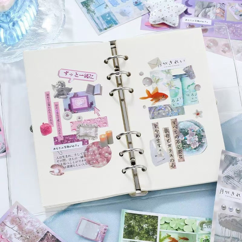 30 Sheets Japanese Dream Core Sticker Book