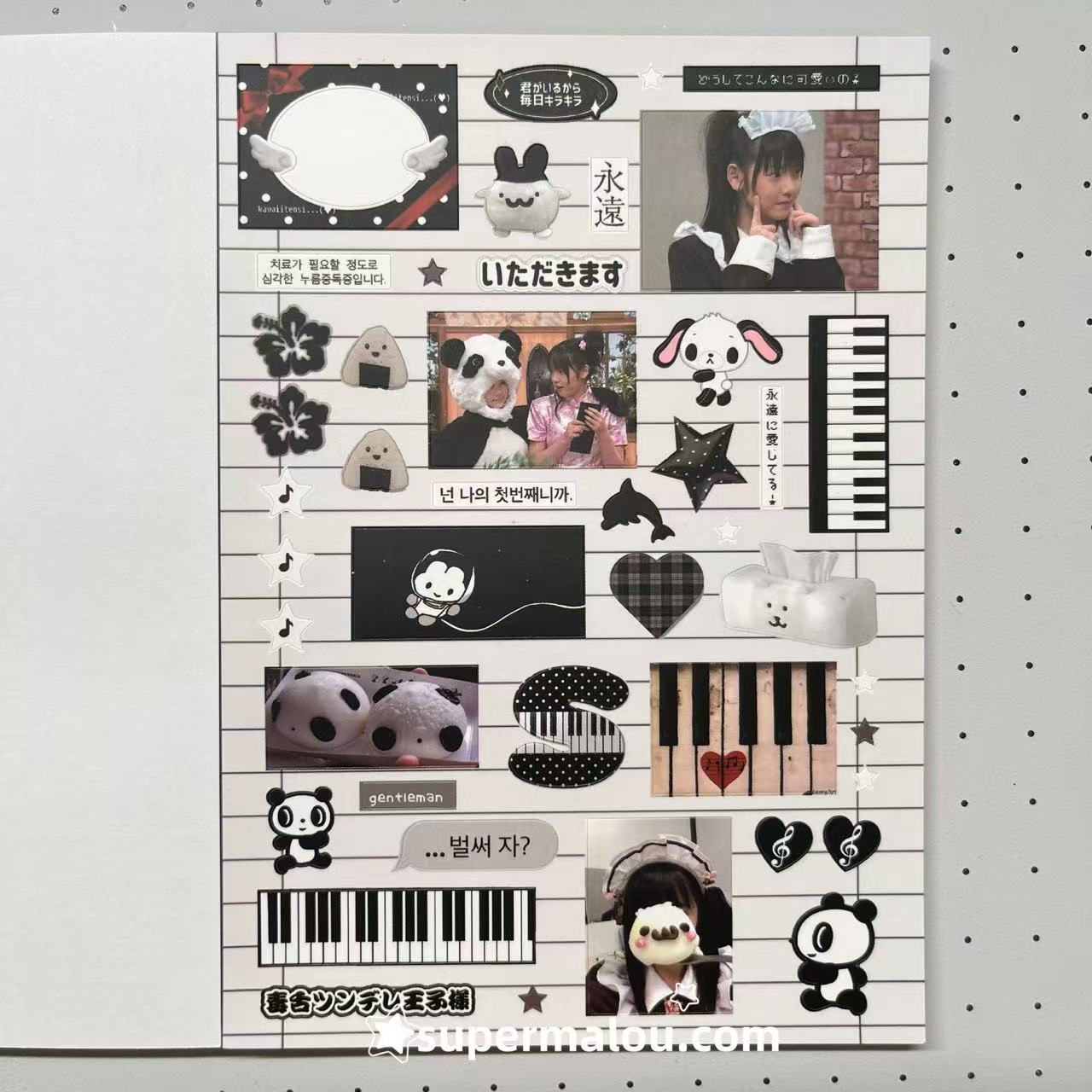 32Pages Cute Bear Dairy Sticker Book