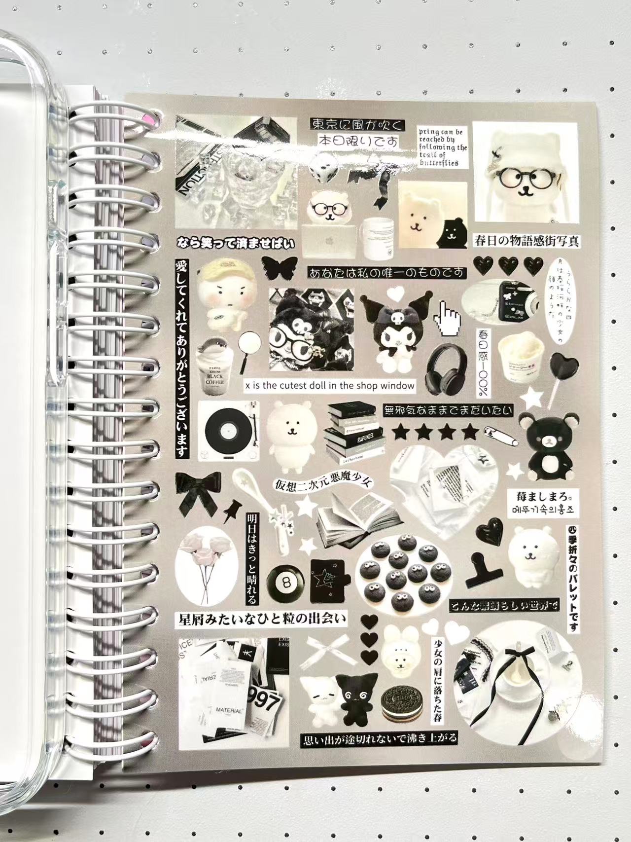 【Limited Edition 11】Cream Fantasia Sticker Book Handmade Sticker Phone Case