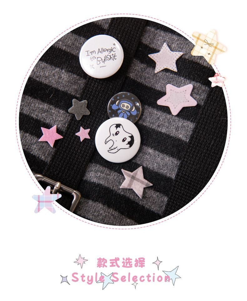 3D Felt Star Stickers Set of 6