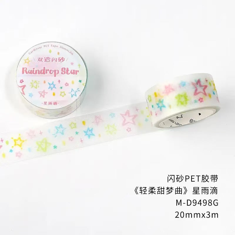 3M Sweet Dream Melody Sparkling Sand PET Sticker Roll