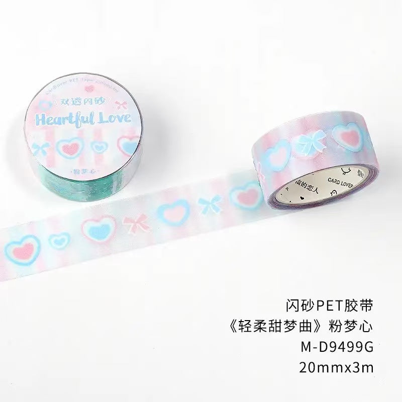 3M Sweet Dream Melody Sparkling Sand PET Sticker Roll