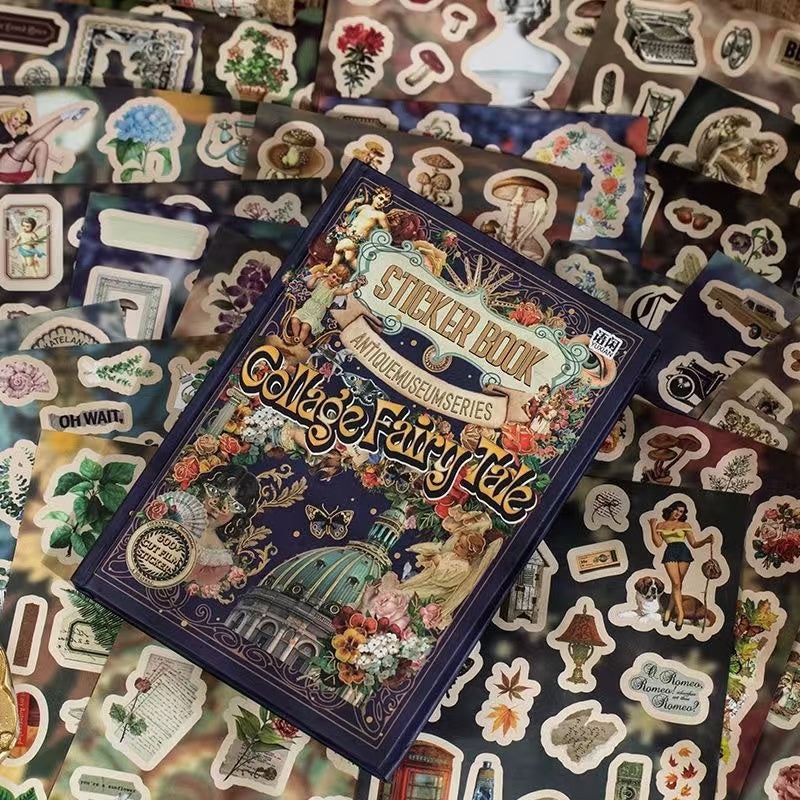 45Pages Museum Series Retro Style Sticker Book
