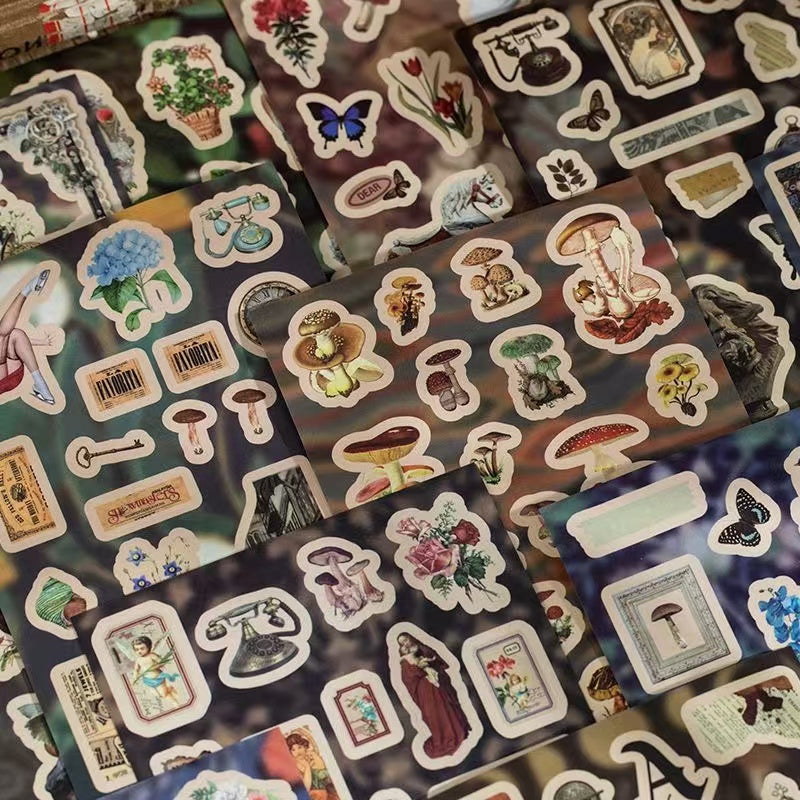 45Pages Museum Series Retro Style Sticker Book