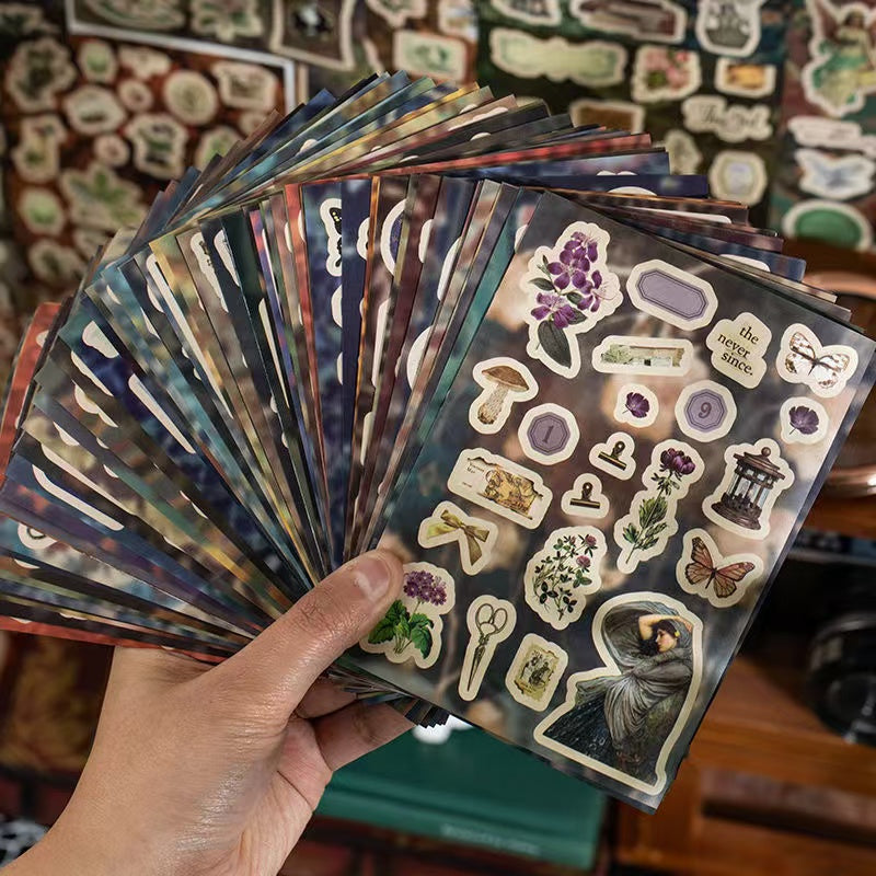 45Pages Museum Series Retro Style Sticker Book