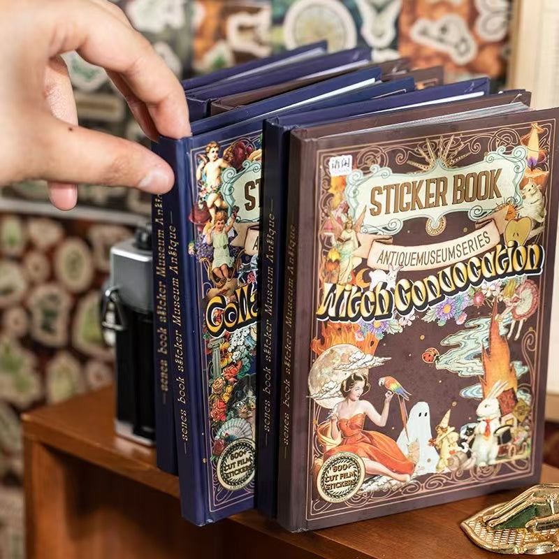 45Pages Museum Series Retro Style Sticker Book