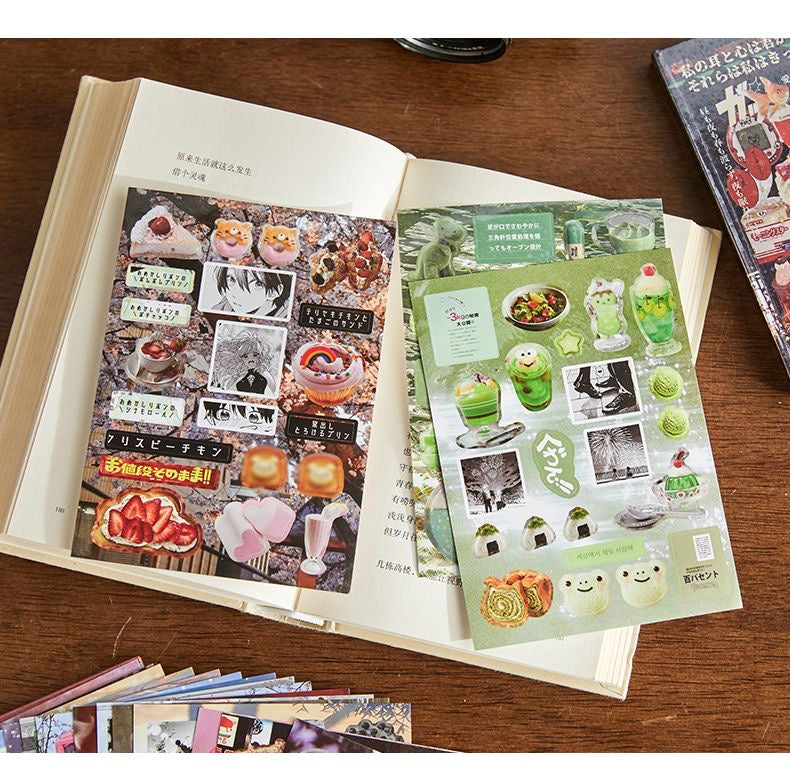 45 Sheets/Piece Vintage Decorative Sticker Book