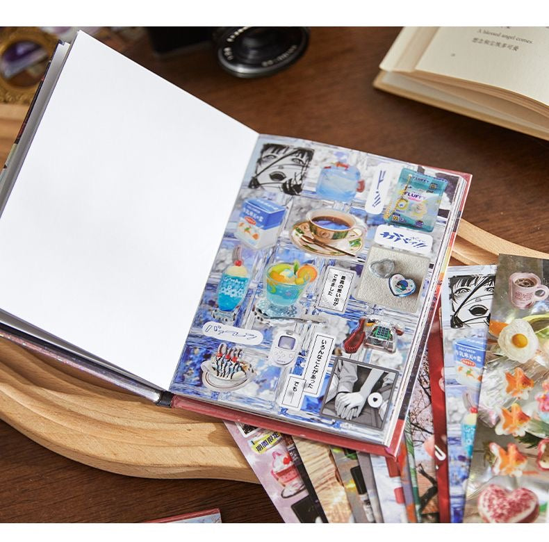45 Sheets/Piece Vintage Decorative Sticker Book