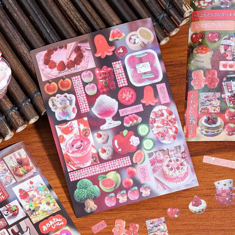 45Pages Lucky CatJapanese Sticker Book