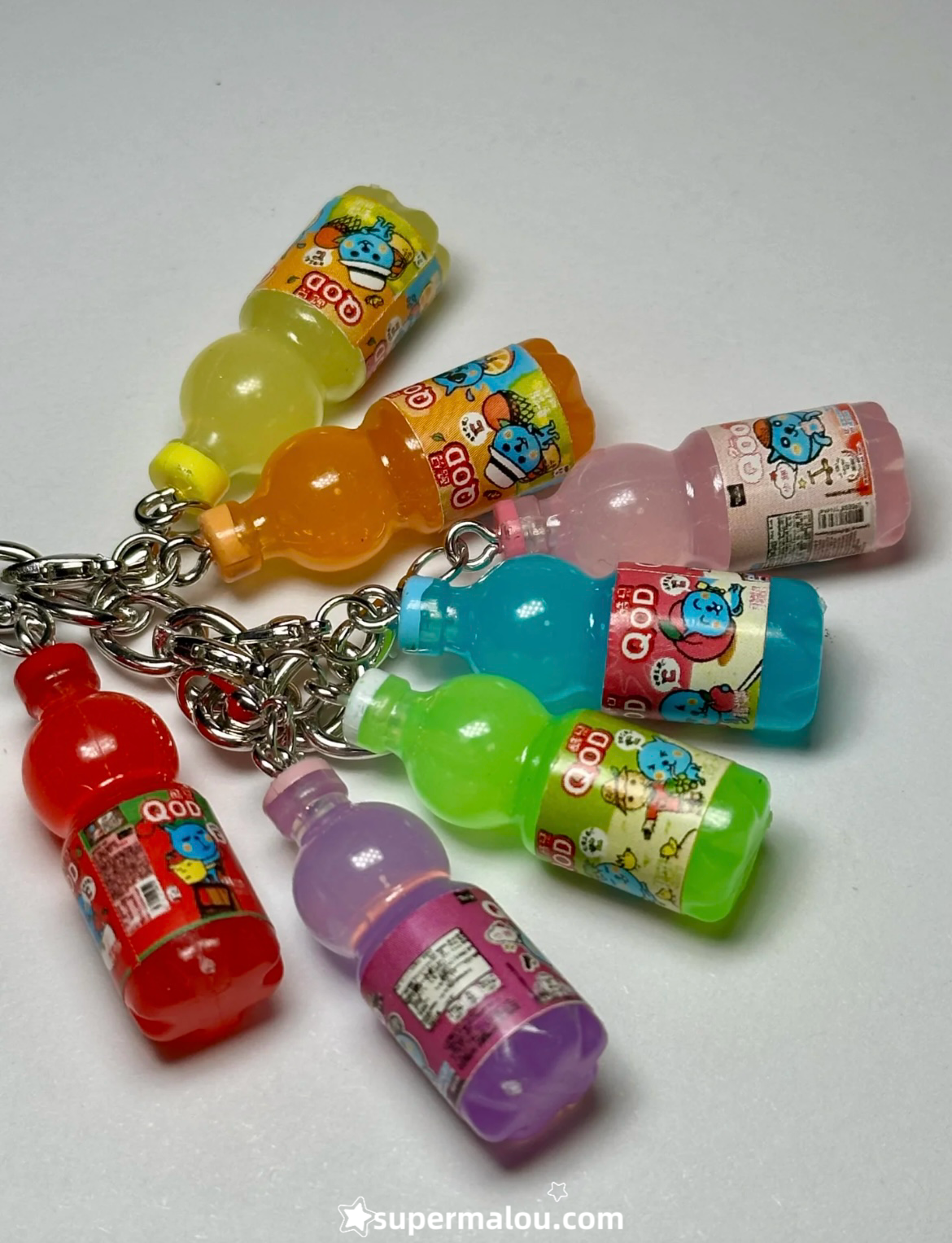 Qoo Mini Water Bottle Pendant Keychain