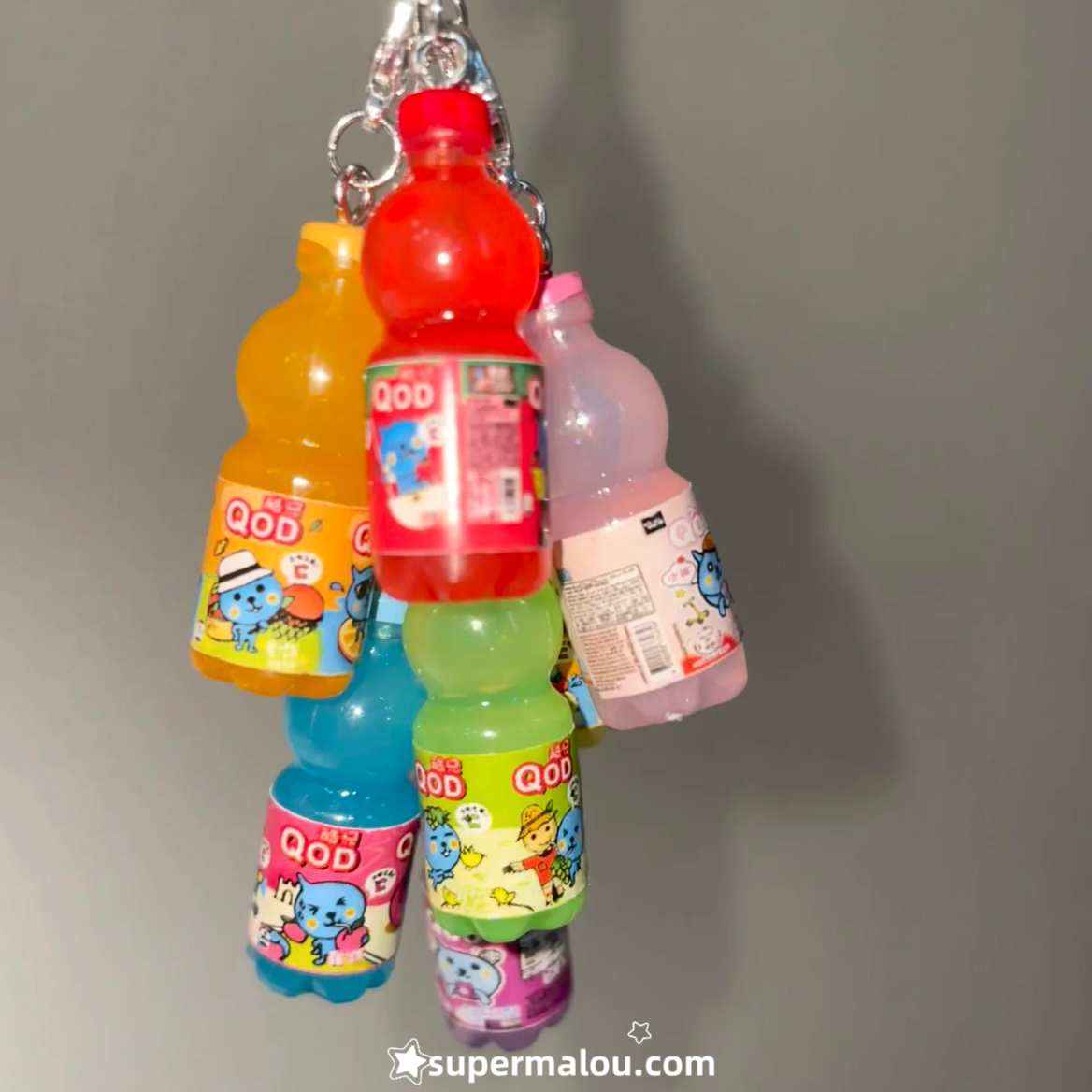 Qoo Mini Water Bottle Pendant Keychain