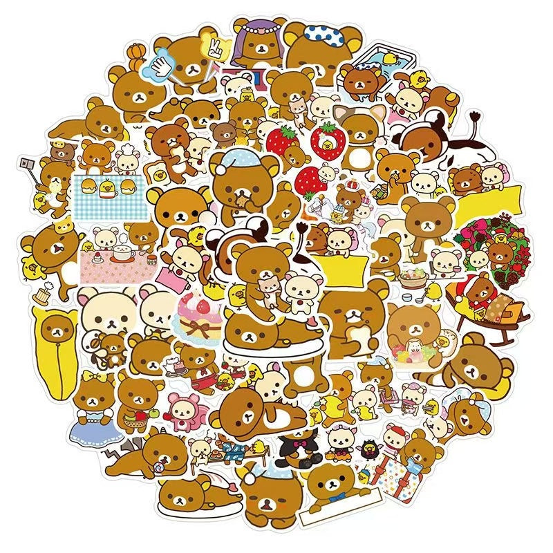 50pcs Rilakkuma Stickers