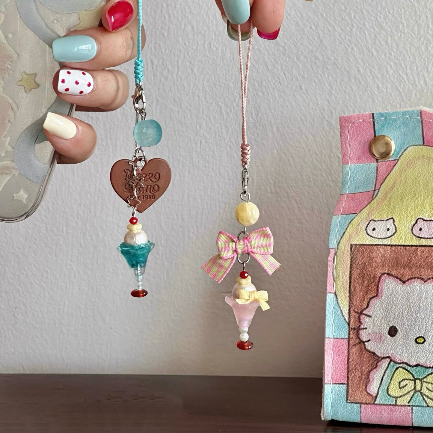Dessert House Series Ice Cream Phone Chain