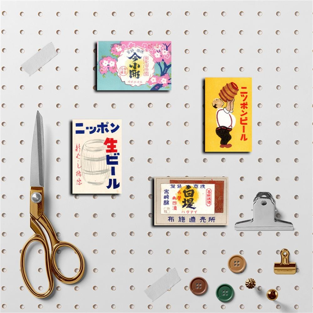 58Pcs Asakusa Izumiya Fuji Mountain Japanese Stickers