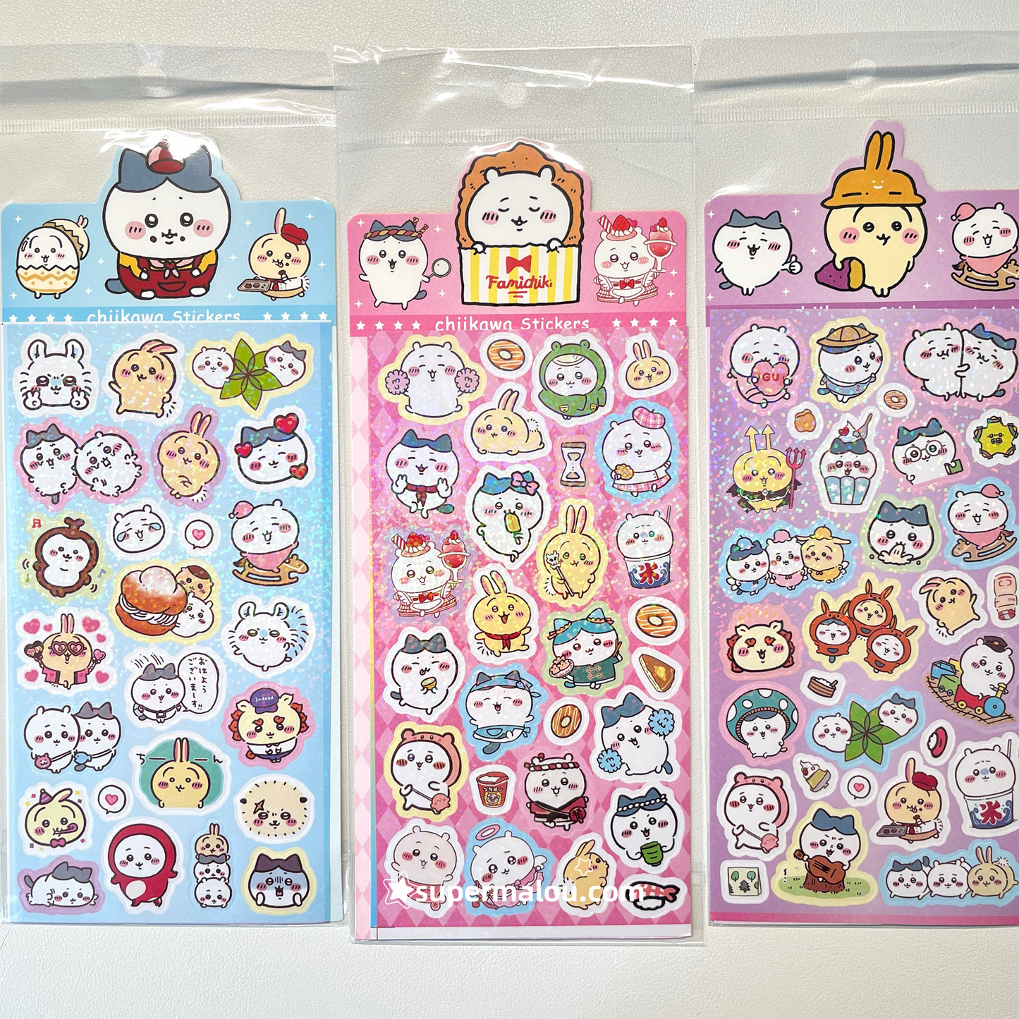 5 Sheets Chiikawa Laser Random stickers