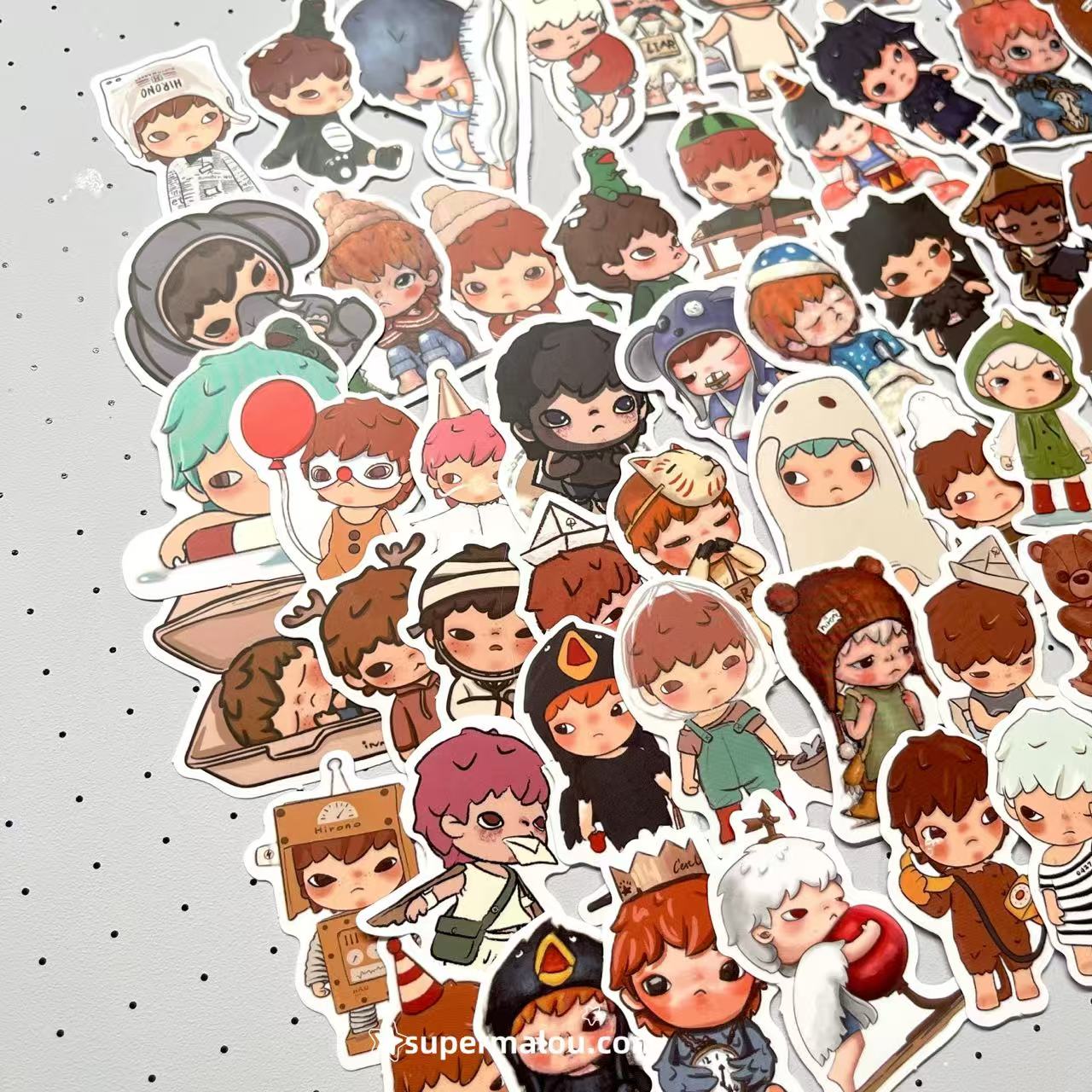 60Pcs Pop mart Hirono Stickers
