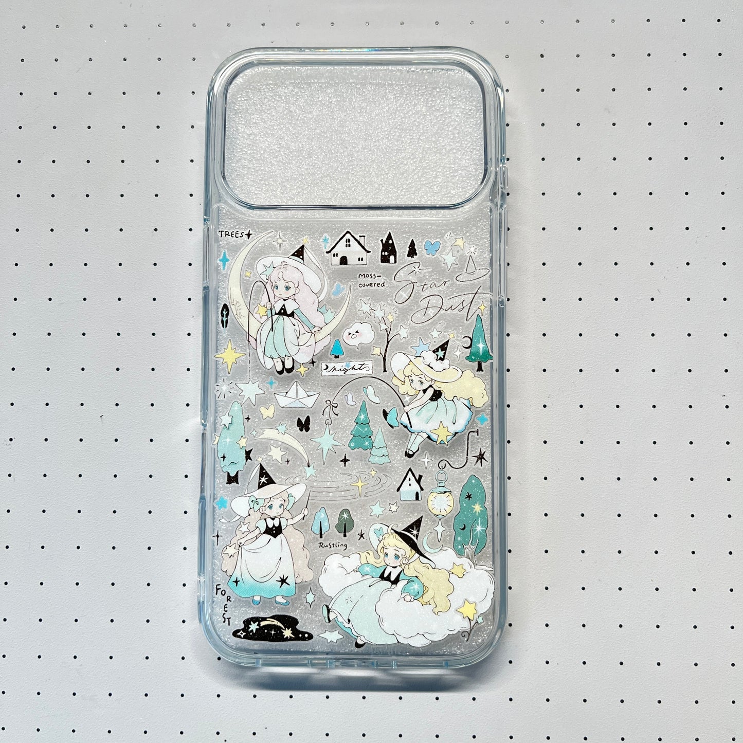 Little Witch Handmade Sticker Phone Case (Resin Ver.)