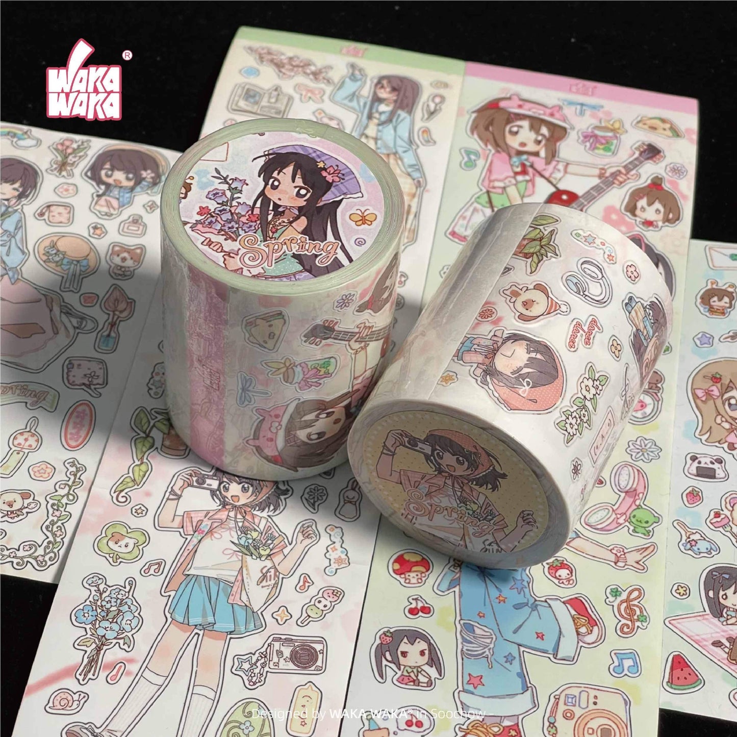 13.78inches K-ON! Sticker Roll